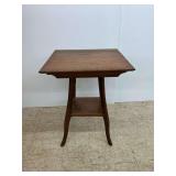 Accent Table with Lower Shelf