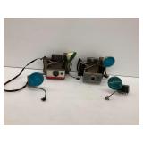 Two Polaroid Land Cameras - Automatic 100 & 104 Models