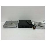 Sony Radio/CD Player, Hitachi VCR, Insignia DVD Player - Electronics Lot