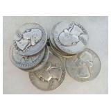 Ten Silver Washington Quarters