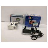 Electronics Bundle: Trutech DVD Player, Vivitar Headphones, Epson PictureMate, and DLO iPod Dock