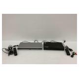 Sony DVD Player & Magnavox Blu-ray Player, power on