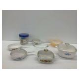 Corning Ware, Fire-King, Venture Storage Set and Glass Bowls