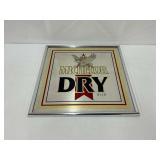 Michelob Dry Beer Advertising Mirror, Reed MFG CO.