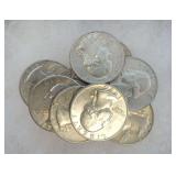 Ten Silver Washington Quarters