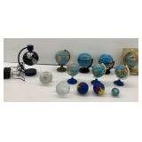Collection of World Globes and Globe Novelties