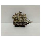 USS Constitution 1814 Model Ship on Display Stand