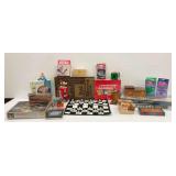 Mixed Lot of Board Games, Puzzles, and Collectibles