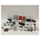 Medals, Keychains, Sunglasses, and Other Items