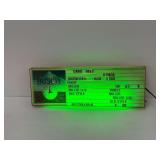 Busch Beer Advertising Light-Up Clock & Price Sign, works