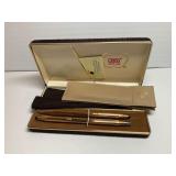 Cross 14k Gold Filled Pen and Pencil Set in Original Box