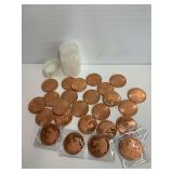 Collection of Guy Harvey Blue Marlin Copper Rounds - 1 AVP oz. Fine Copper