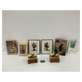 Collection of M.I. Hummel Items - Art, Books, Clock & Music Boxes