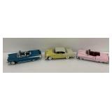 Three 1:18 Scale Diecast Cars - 