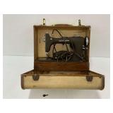 Improved Eldredge Rotary Sewing Machine and Case
