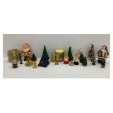 Santas, Gurley Candles, Figurines & Other Christmas Decor