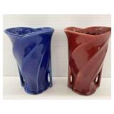Pair of McCoy Pottery Vases