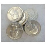Ten Silver Washington Quarters