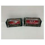 Road Tough 1:18 Collection Diecast Metal 1957 Chevrolet Bel Air & Corvette