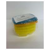 New Smart Home Colorful Chip & Dip Containers with Lids - Set of 4