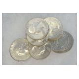Ten Silver Washington Quarters