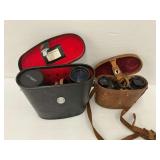 Two Pairs of Binoculars with Cases