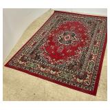 Ariana Area Rug - Claret Red Polypropylene