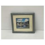 Framed River Scene Print