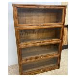 Barrister Style Glass Front Bookcase