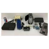 Assorted Electronics Bundle: Lloyds Clock Radio, Ronson Fan, & More