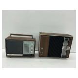 Two Radios - Sony Solid State and Unisonic 6 Way System... both power on