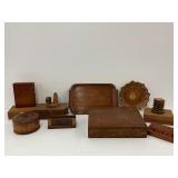 Wooden Items: Boxes, Trays, and Decorative Pieces
