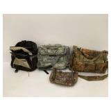 Assorted Backpacks and Bags - Eastsport, National Guard Camo, Oakwood Outdoors