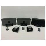 Lot of 3 Sony Dream Machine Clock Radios ICF-C1IPMK2 with Pioneer TS-G1040R Speakers