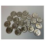 Collection of 20 Kennedy Half Dollar Coins