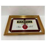 Martell Cognac Framed Mirror Advertising Sign