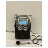 American Idol CD+Graphics Karaoke System with Microphone, powers on