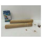 Magna Screen Instant Magnetic Mesh Screen Door with Two Woven Window Shades