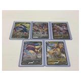 Assorted Pokemon V Series Trading Cards - Dragonite, Duraludon, Zacian, Skuntank, Honchkrow
