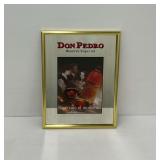 Don Pedro Reserva Especial Framed Advertising Mirror