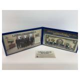 Two Dollar Legal Tender Note with Living Presidents Graphic