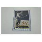 1993 Ty Cobb 24k Gold Signature Baseball Card
