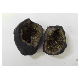 Dyed Moroccan Aura Quartz Geode