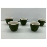 Five Hall Ceramic Custard Cups