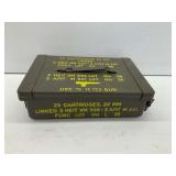 Military 20 MM Ammo Metal Storage Box