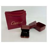 Reproduction Cartier Love Band Ring Group with Cartier Bag