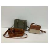 Three Handbags