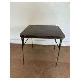 Folding Table with Metal Legs
