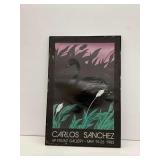 Carlos Sanchez 1982 Gallery Poster