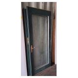 Two Framed Glass Doors